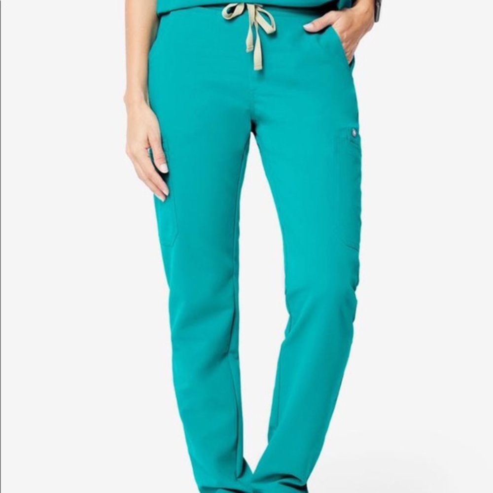 Teal Figs Yola scrub pants size small